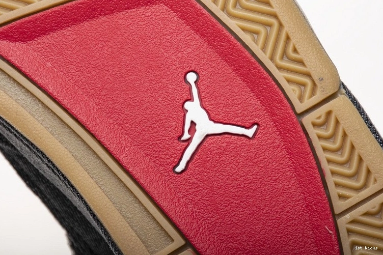 Black Air Jordan Denim AO2571-001 4 Levi's 0312